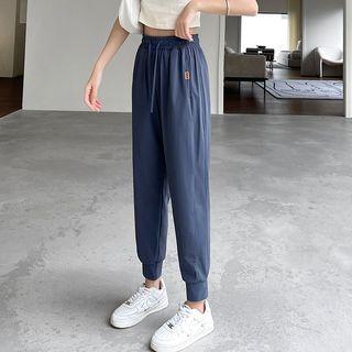 High Waist Straight Leg Jogger Pants (various Designs)