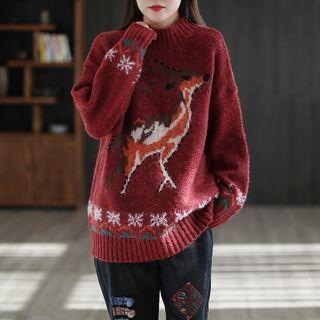Deer Print Jeans