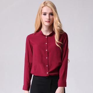 Mandarin Collar Blouse