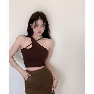 Halter Plain Top Coffee - One Size