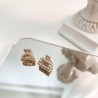 Faux Pearl Mini Hair Clip