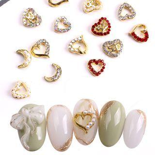 Alloy Faux Pearl Rhinestone Nail Art Decoration
