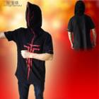 Baka And Test Fff Inquisition Cosplay Short Sleeve Hooded T-shirt