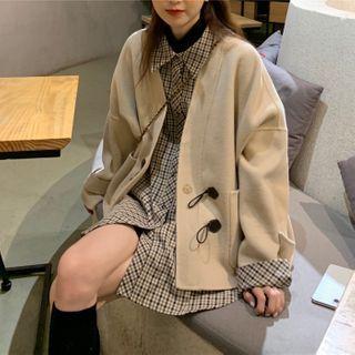 Plaid Shirt / Duffle Jacket