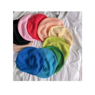 Knit Beret In 11 Pastel Colors