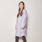 Scoop-neck Wool Blend Knit Dress
