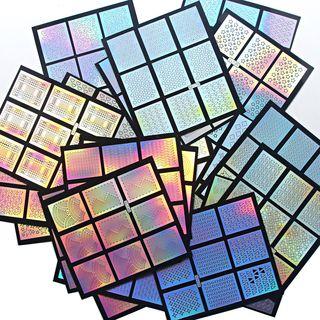 Iridescent Nail Art Stencil