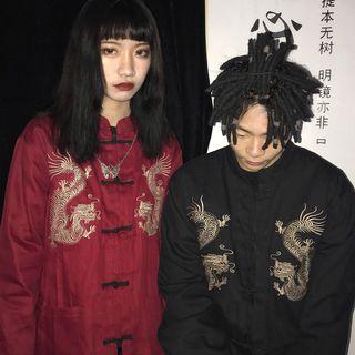 Couple Matching Knot Button Shirt