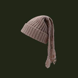 Fringed Trim Beanie