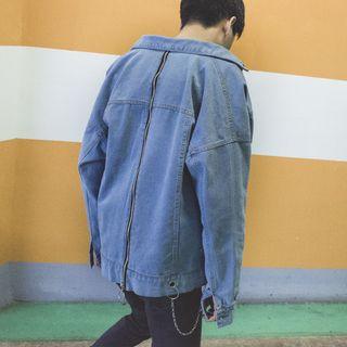 Chain Detail Denim Jacket