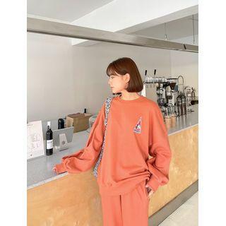 Set: Mickey Mouse Print Sweatshirt + Sweatpants