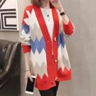 Hooded Cat Long-sleeve Knitted Dress