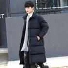 Long Stand Collar Padded Coat