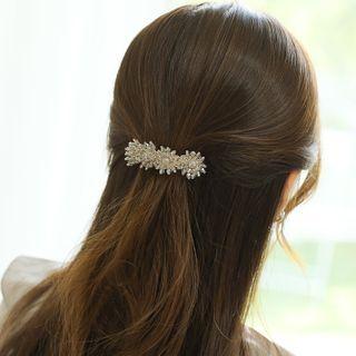 Faux-crystal Hair Clip