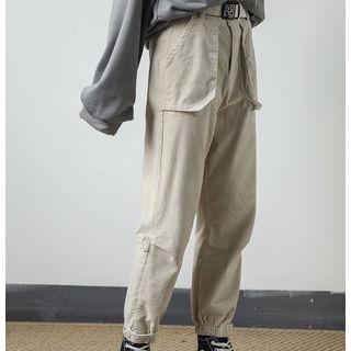 High Waist Harem Pants With Belt