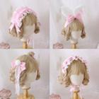 Lace Bow Headband / Headpiece / Hair Clip / Wrist Cuff