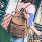 Lettering Canvas Animal Backpack
