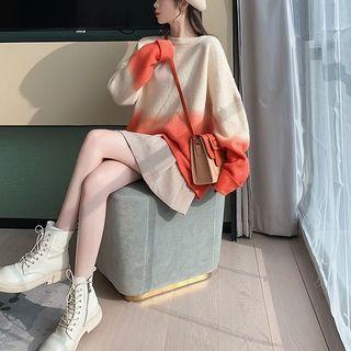 Oversized Gradient Sweater
