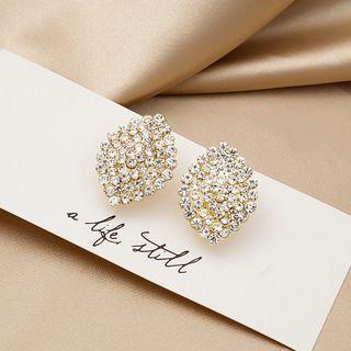Rhinestone Earring 1 Pair - E2745 - Gold - One Size