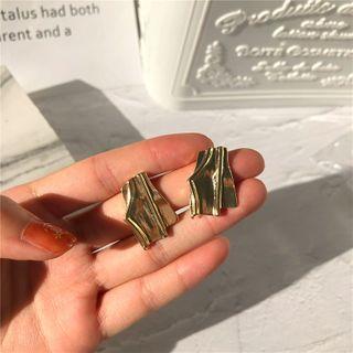 Irregular Alloy Earring 1 Pair - Irregular Alloy S925 Sterling Silver Pin Stud Earring - One Size