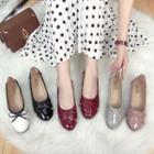 Bow Round Flat Shoes