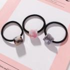 Marble Patterned Cube Hair Tie