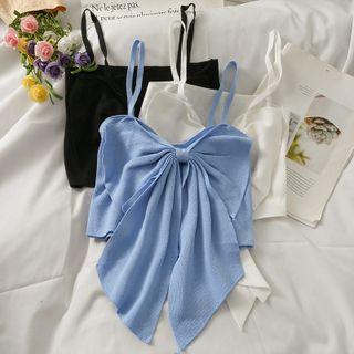 Ribbon Crop Knit Top