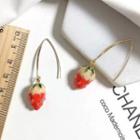 Strawberry Alloy Dangle Earring
