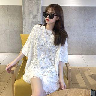 Rib Short-sleeve T-shirt