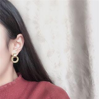 Layered Chain Earring 1 Pair - As Shown In Figure - One Size