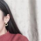 Layered Chain Earring 1 Pair - As Shown In Figure - One Size