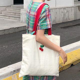 Cheery Tote Bag Cherry - Off-white - One Size
