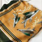 Printed Scarf Fish - Yellow - One Size