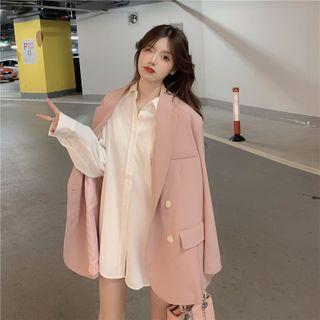 Plain Blazer / Long-sleeve Shirt