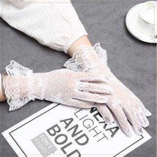 Lace Bow Gloves