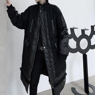 Stand Collar Zip-up Padded Coat