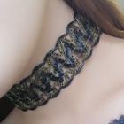 Sequined Lace Choker