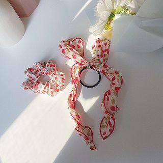 Fruit Print Scrunchie / Hair Tie