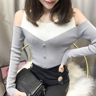 Cold Block Knit Top