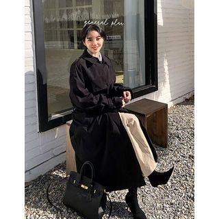 Dali Hotel Boyfriend Trench Coat With Belt