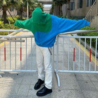 Two-tone Long-sleeve Hoodie
