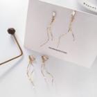 Swirl Drop Clip-on Earring Clip On Earring - 1 Pair - Gold - One Size