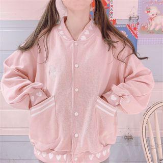Heart Baseball Jacket
