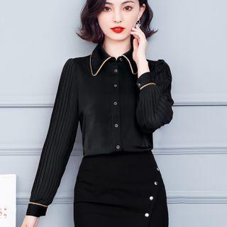 Pleated Sleeve Shirt