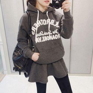Set: Hooded Top + A-line Skirt