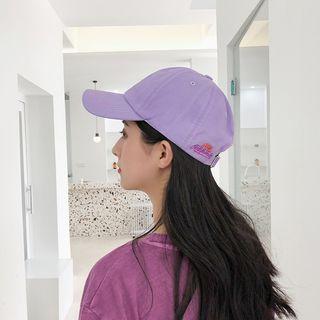 Embroidered Cap Purple - One Size