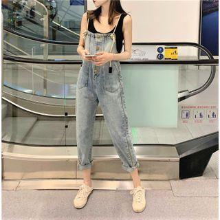 Tank Top / Harem Denim Jumper Pants