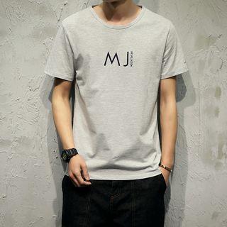 Plain Printed Short Sleeve T-shirt