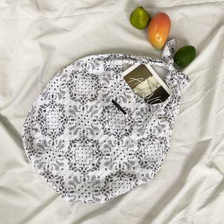 Paisley Fabric Hobo Bag