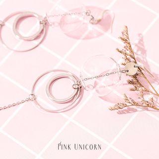 Glass Ball Line Earring